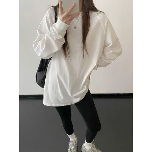 长袖长版上衣怎么搭配