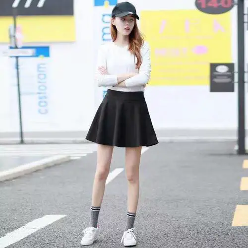 秋冬太阳裙怎么搭配