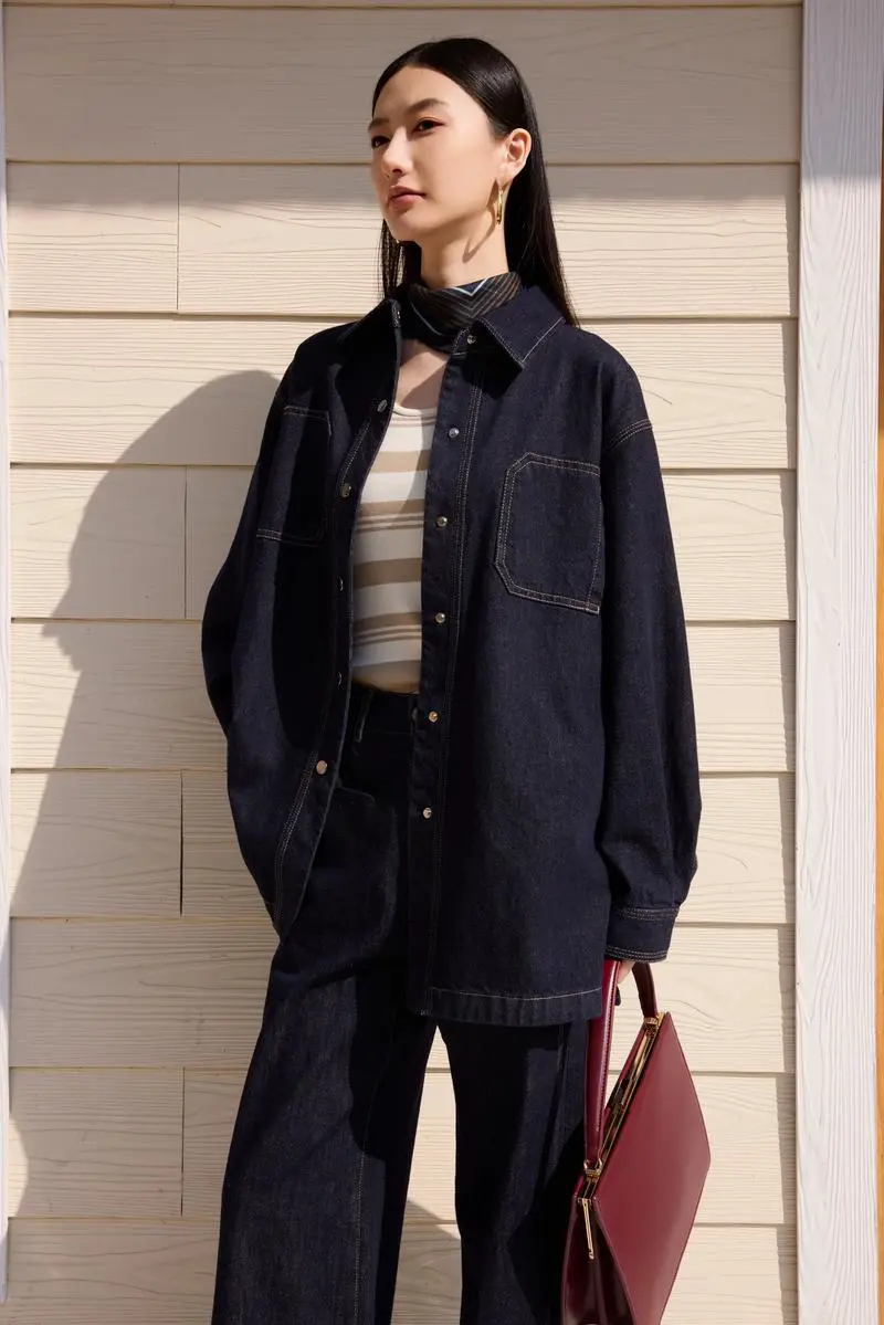 原色牛仔外套怎么搭配