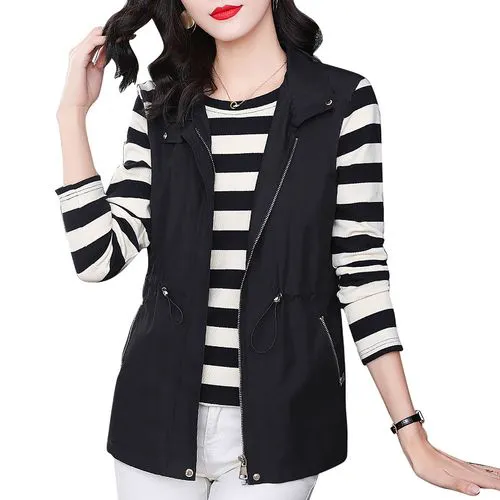 风衣马甲怎么搭配好看吗