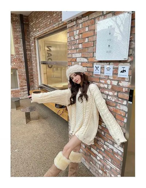 雪地靴长款怎么搭配图片