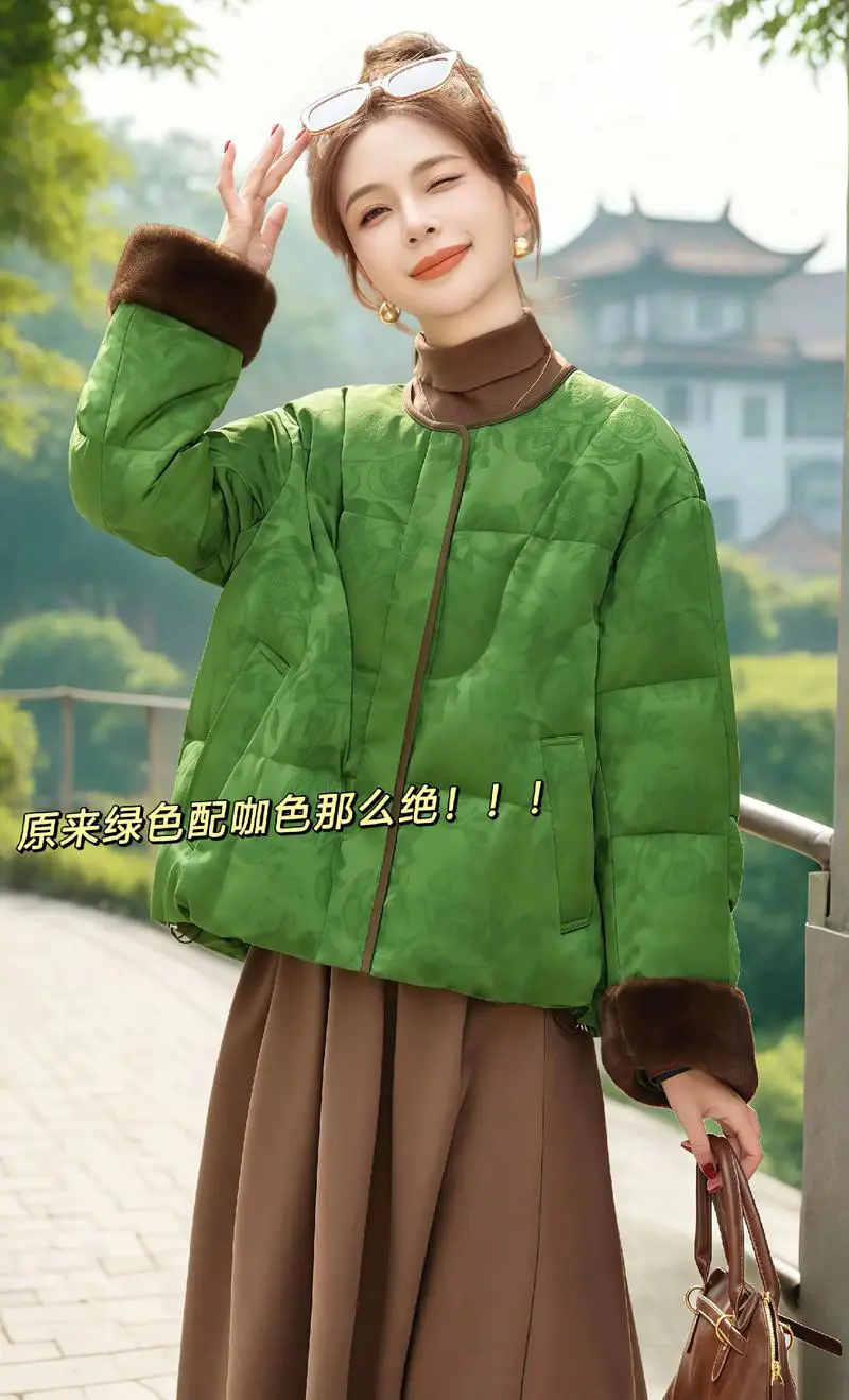 冬天绿色的裤子怎么搭配衣服好看吗