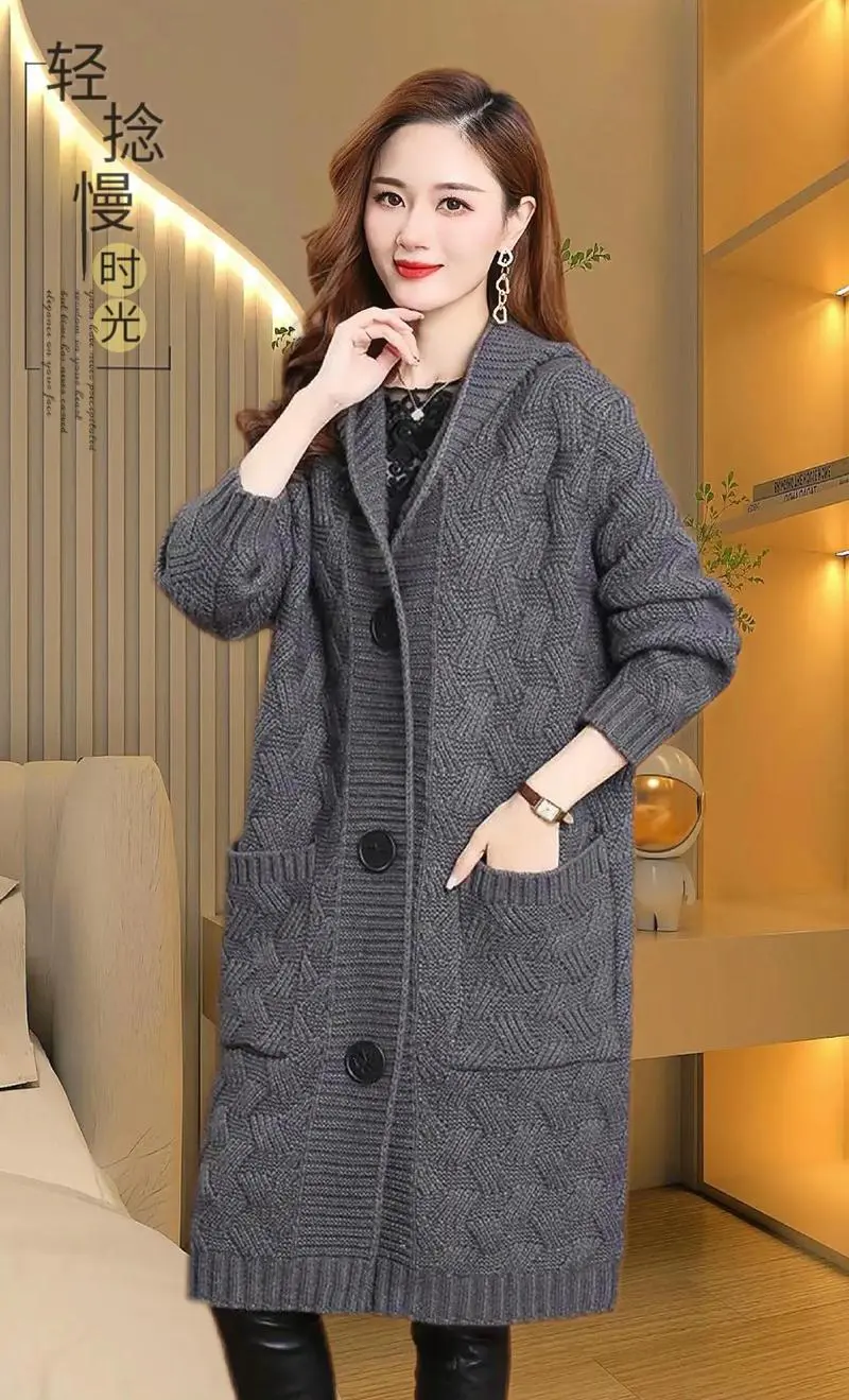 长领毛衣外套怎么搭配图片