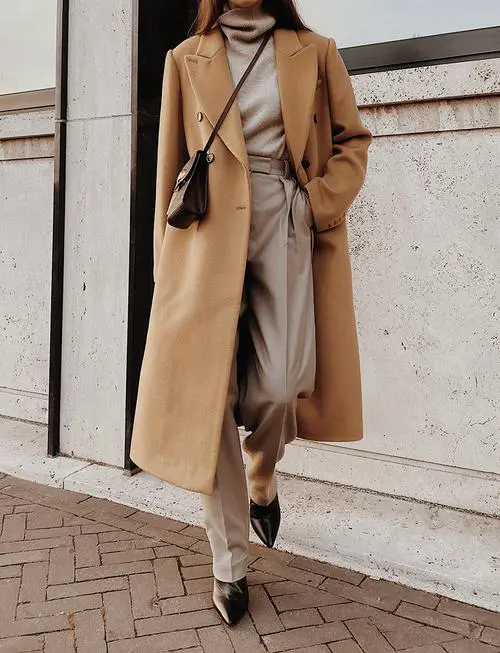 驼色大衣怎么搭配