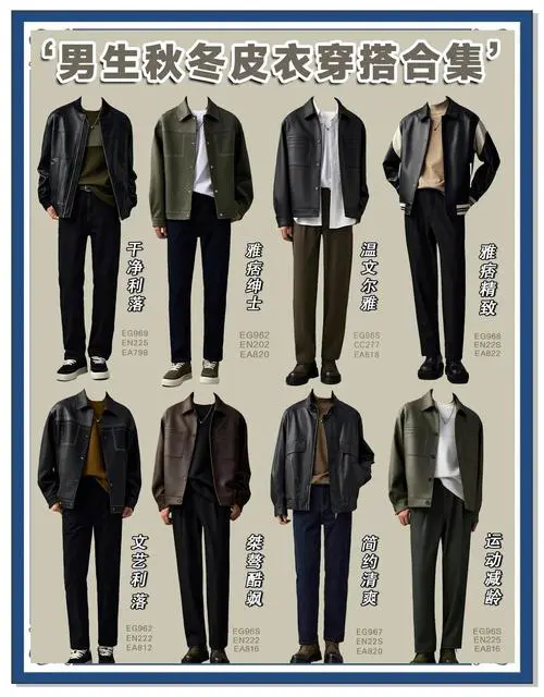 不知道皮衣怎么搭配 求支招