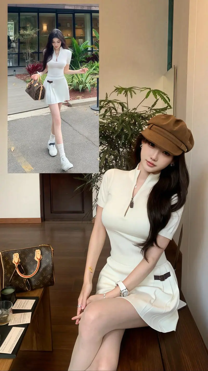 包臀百褶裙怎么搭配什么外套