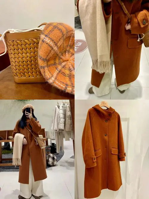 橘色大衣怎么搭配好看