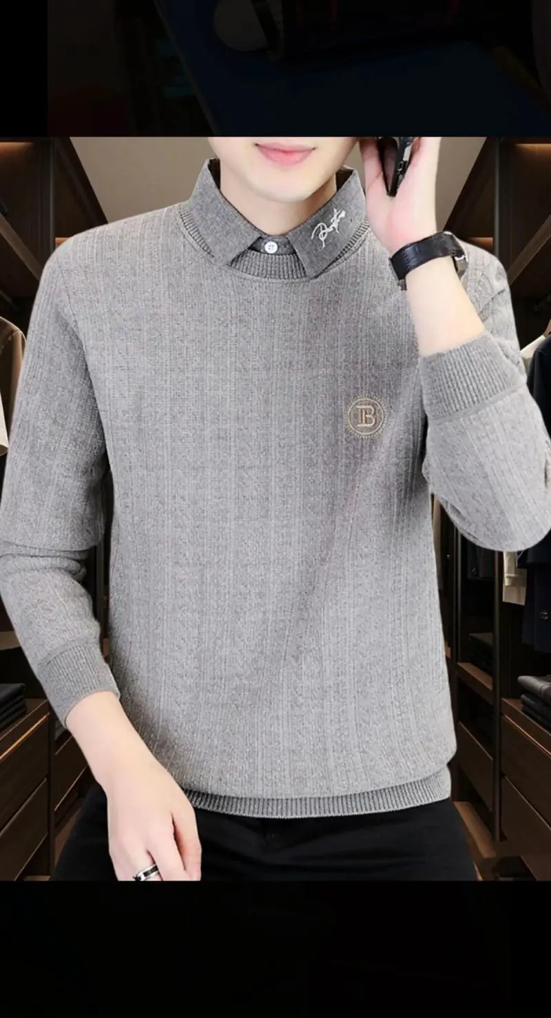 男士冬天衬衣毛衣怎么搭配外套