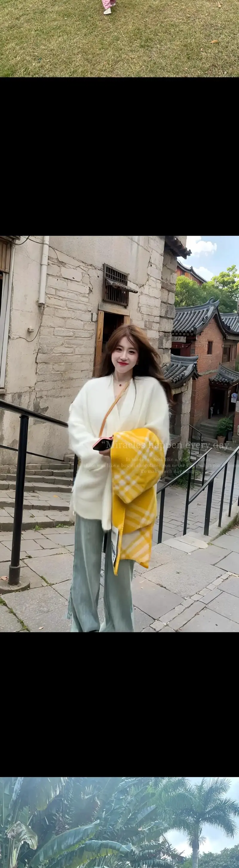 乳白色开衫怎么搭配