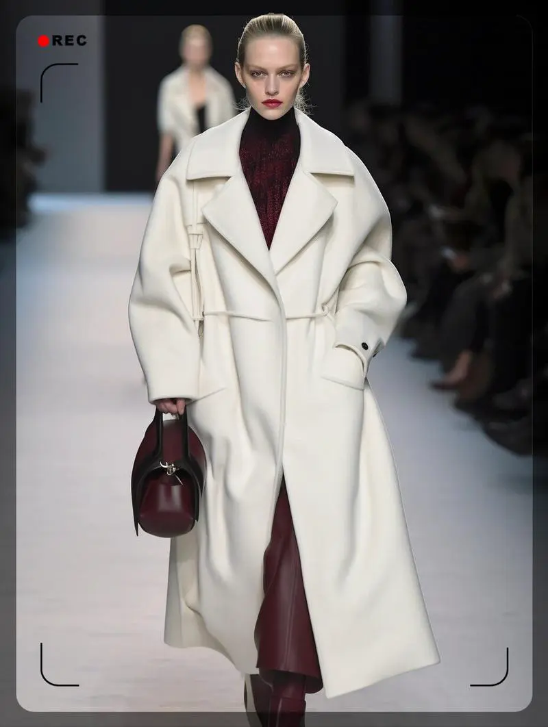 迪奥红大衣怎么搭配