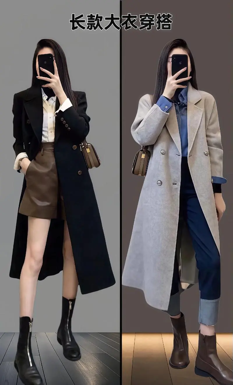 女的大衣怎么搭配衣服好看