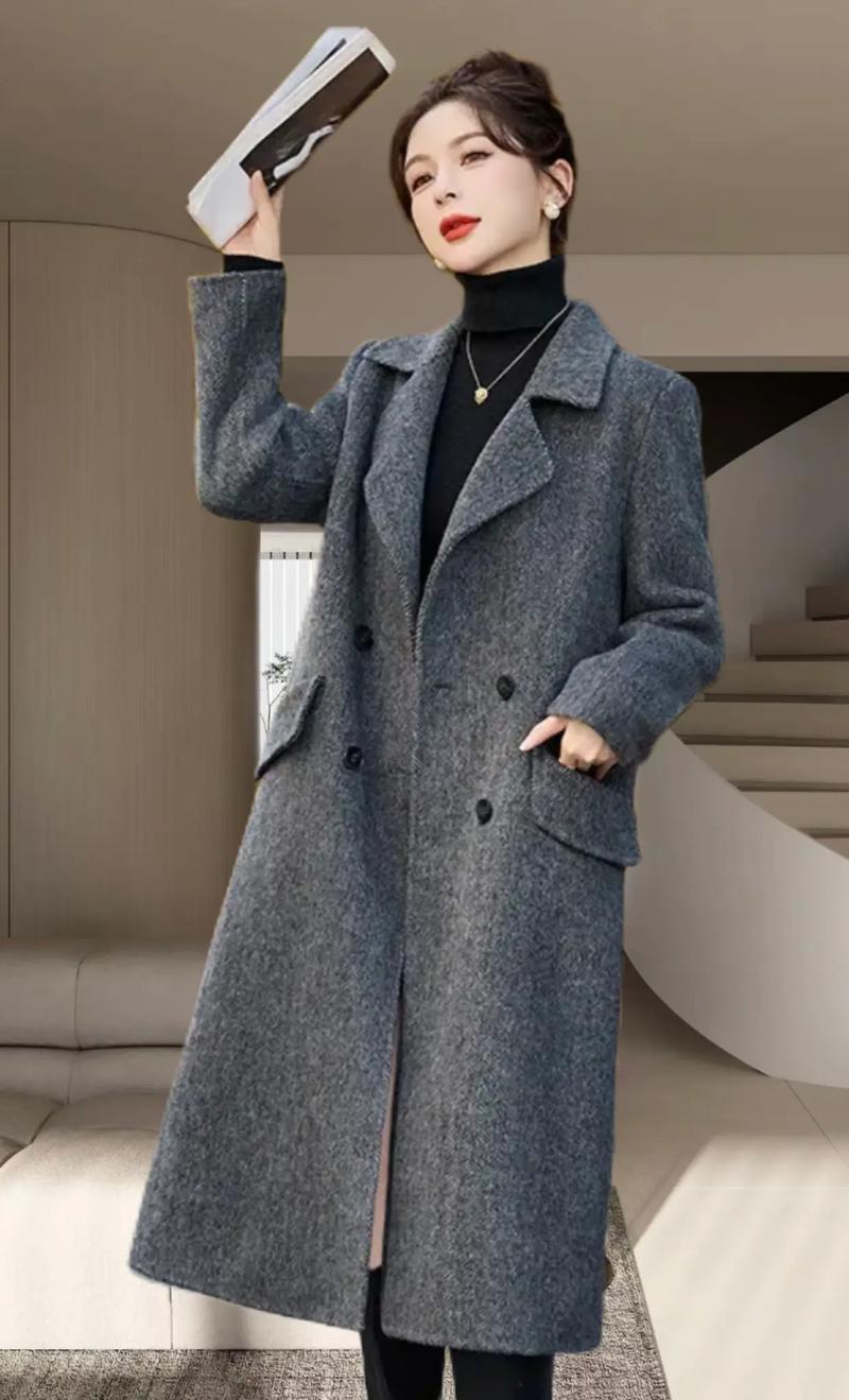 冬季长款毛呢大衣怎么搭配图片大全