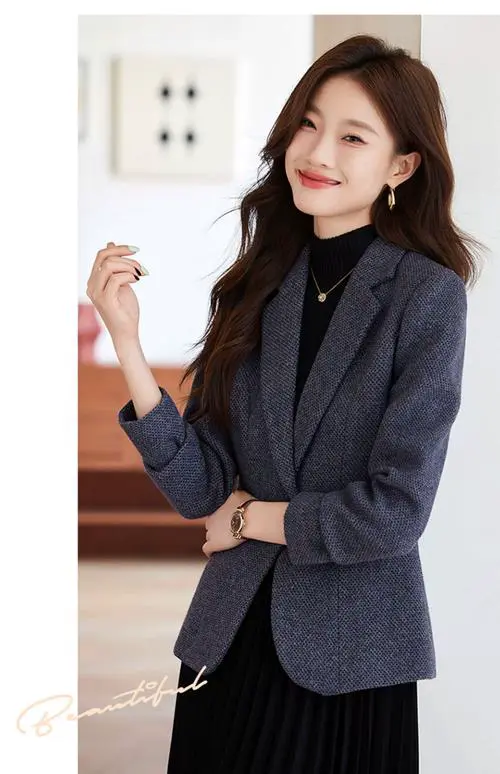 羊毛呢西服外套怎么搭配图片