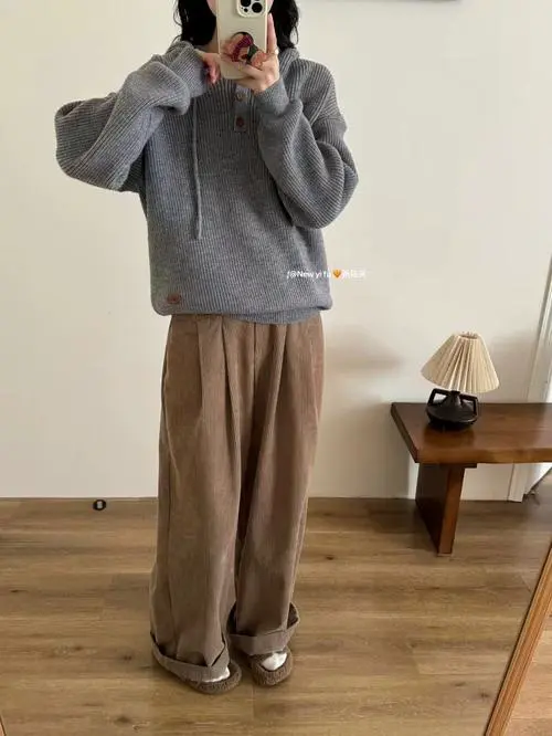 卫衣式毛衣怎么搭配图片搜索