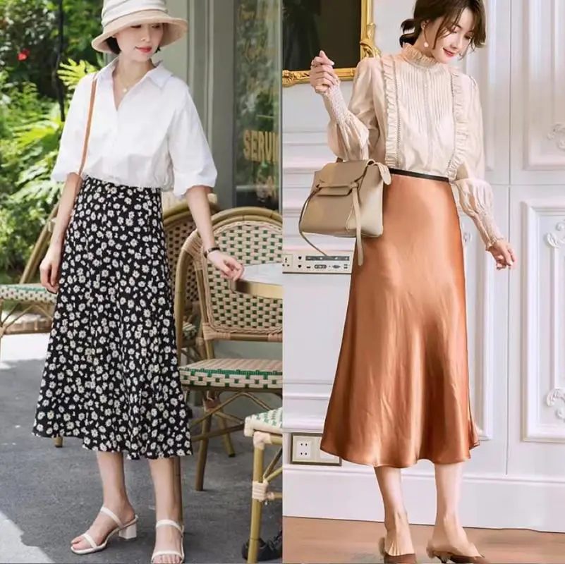 过膝长裙配什么鞋子