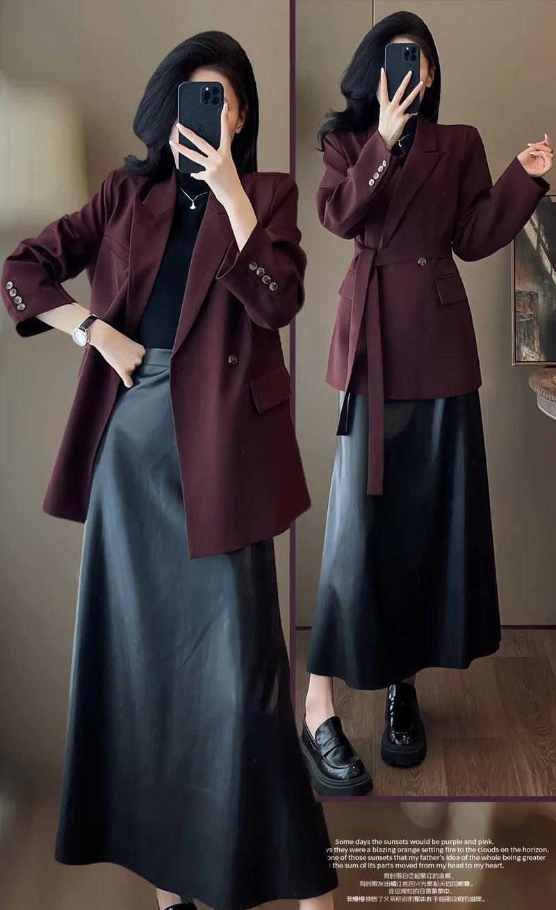 半身皮裙怎么搭配鞋子好看吗