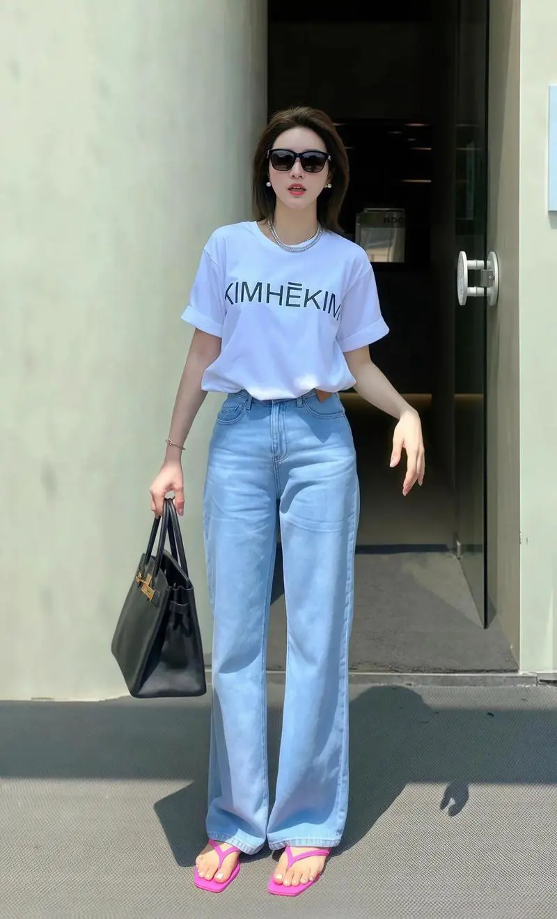 白t恤怎么搭配衣服