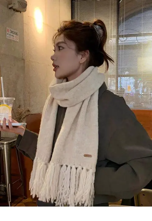 豆沙色围巾怎么搭配