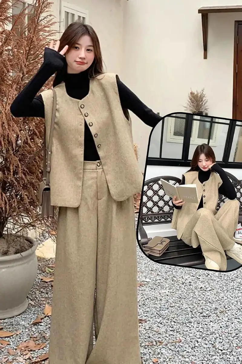 卡其色的马甲怎么搭配衣服好看