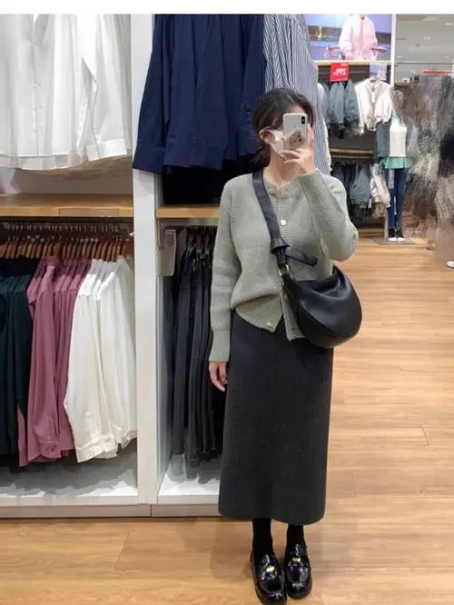 冬裙里面怎么搭配图片