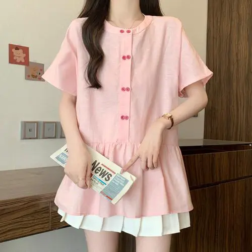 宽松娃娃上衣怎么搭配