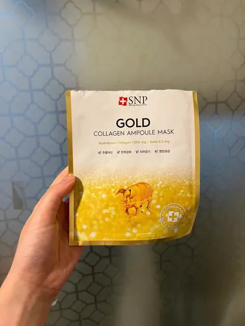 snp面膜怎么样金色