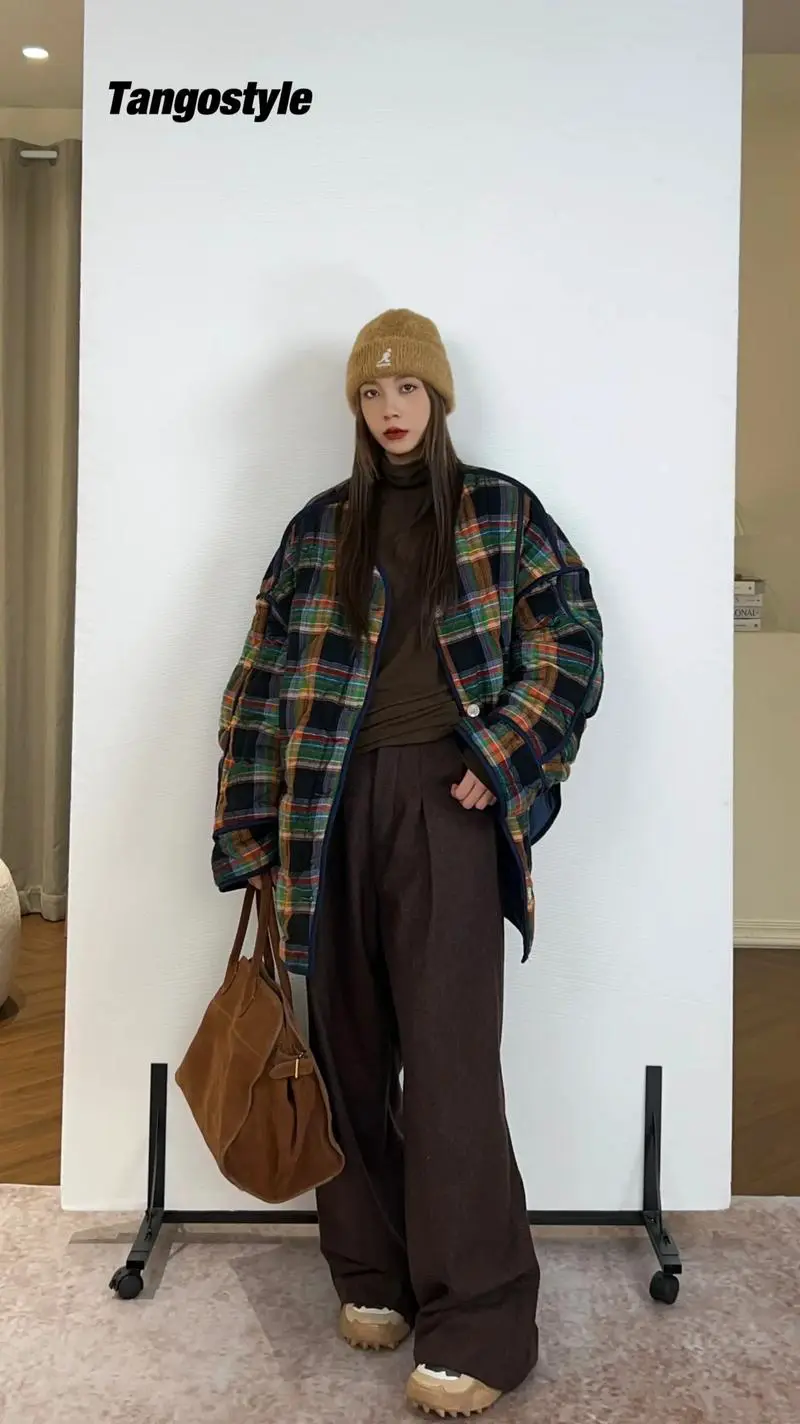 羊毛裤子怎么搭配图片