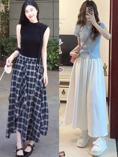 裙子领口低怎么搭配