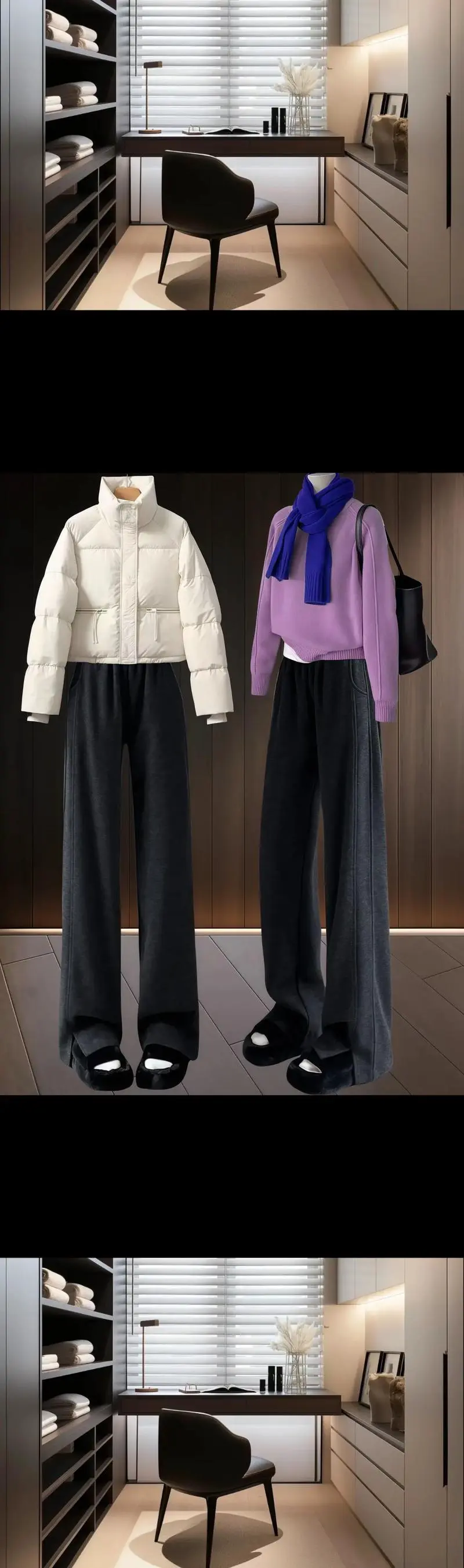 毛呢鞋子怎么搭配衣服好看