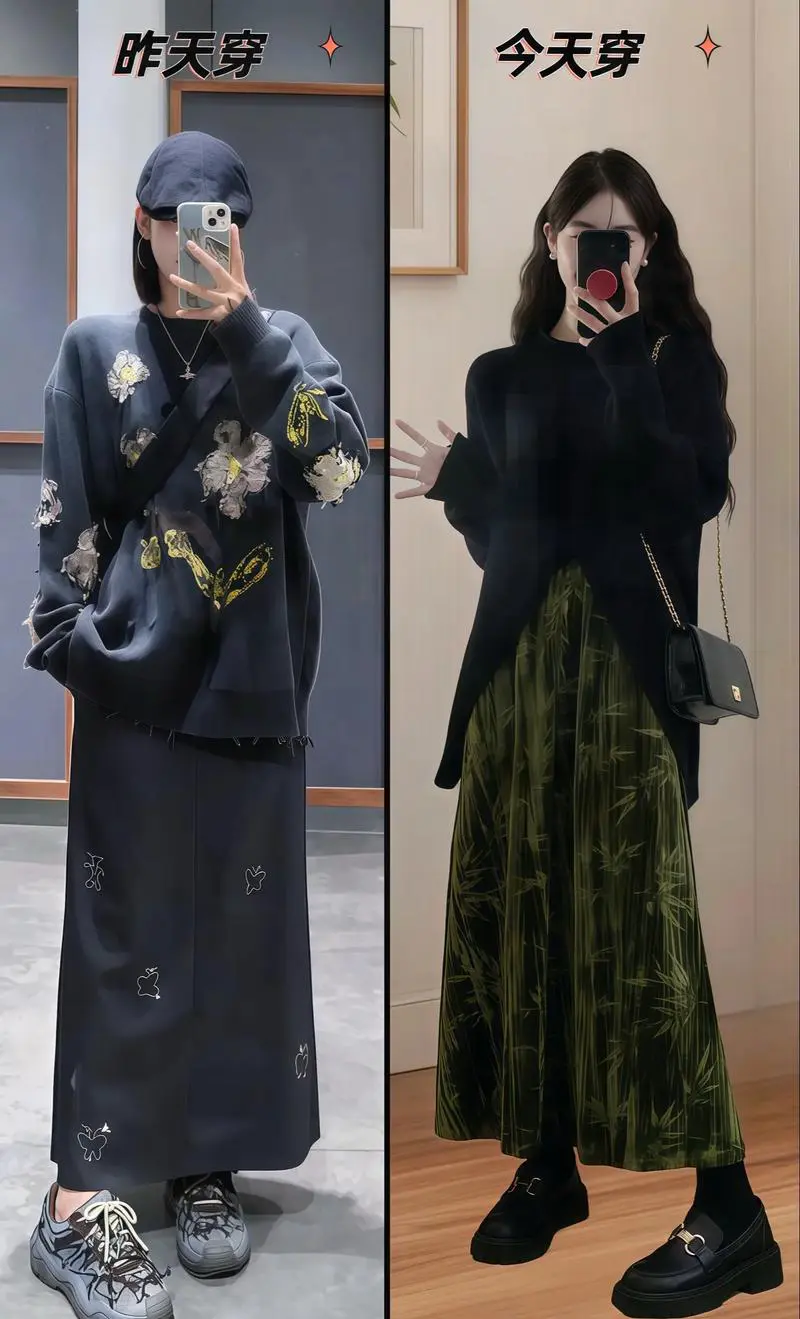 女冬裙怎么搭配