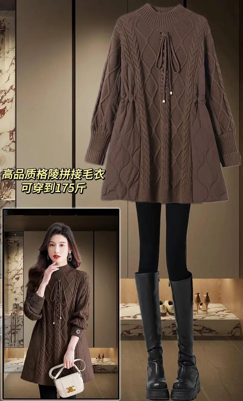 a字毛衣怎么搭配什么外套好看图片