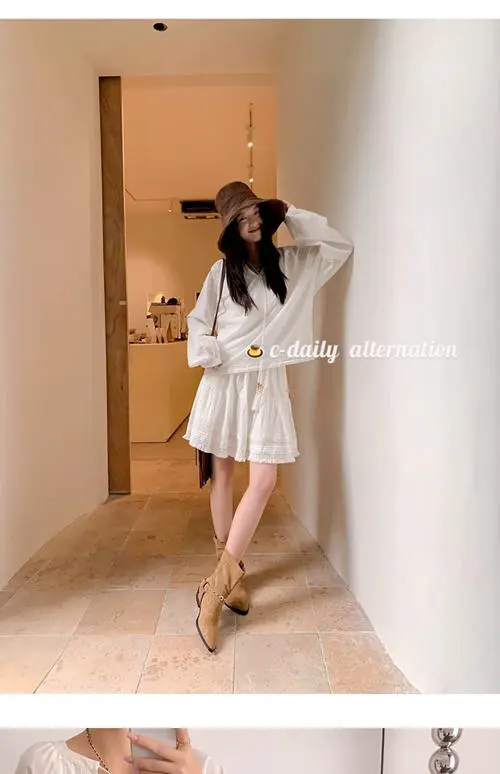 平底半靴怎么搭配图片