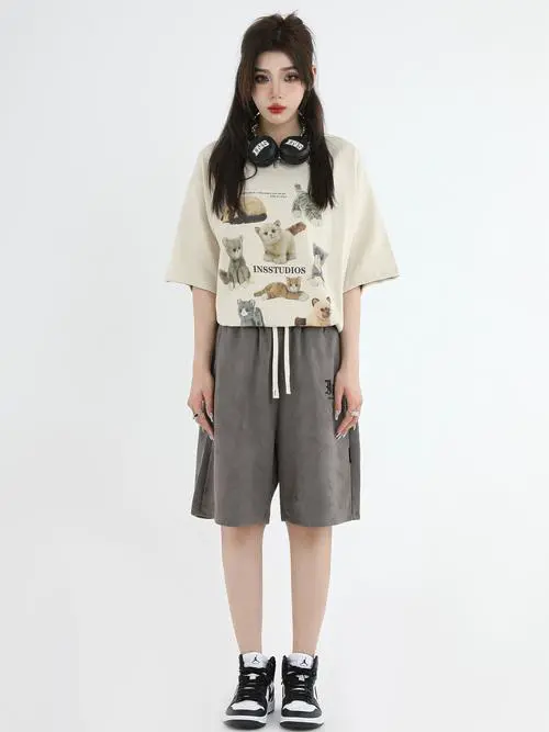 鹿皮绒裤子怎么搭配