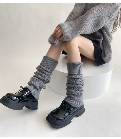 堆堆袜怎么搭配图片冬天