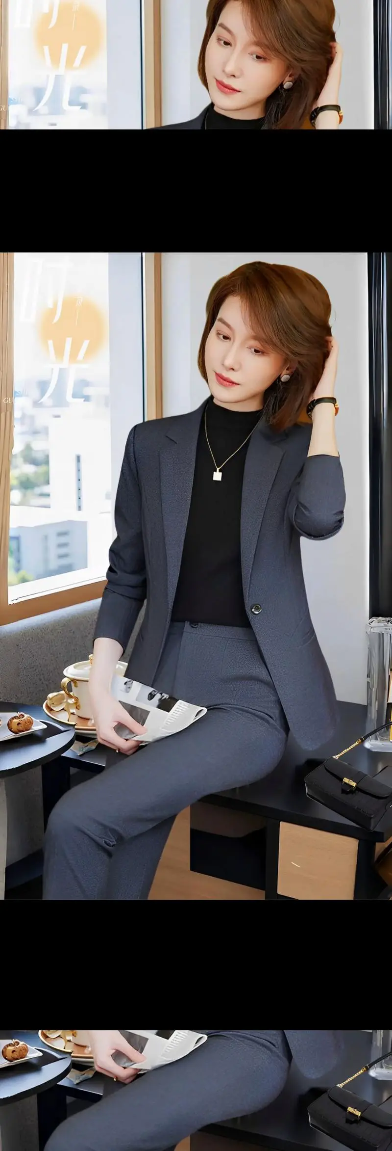 女大西服外套怎么搭配图片大全