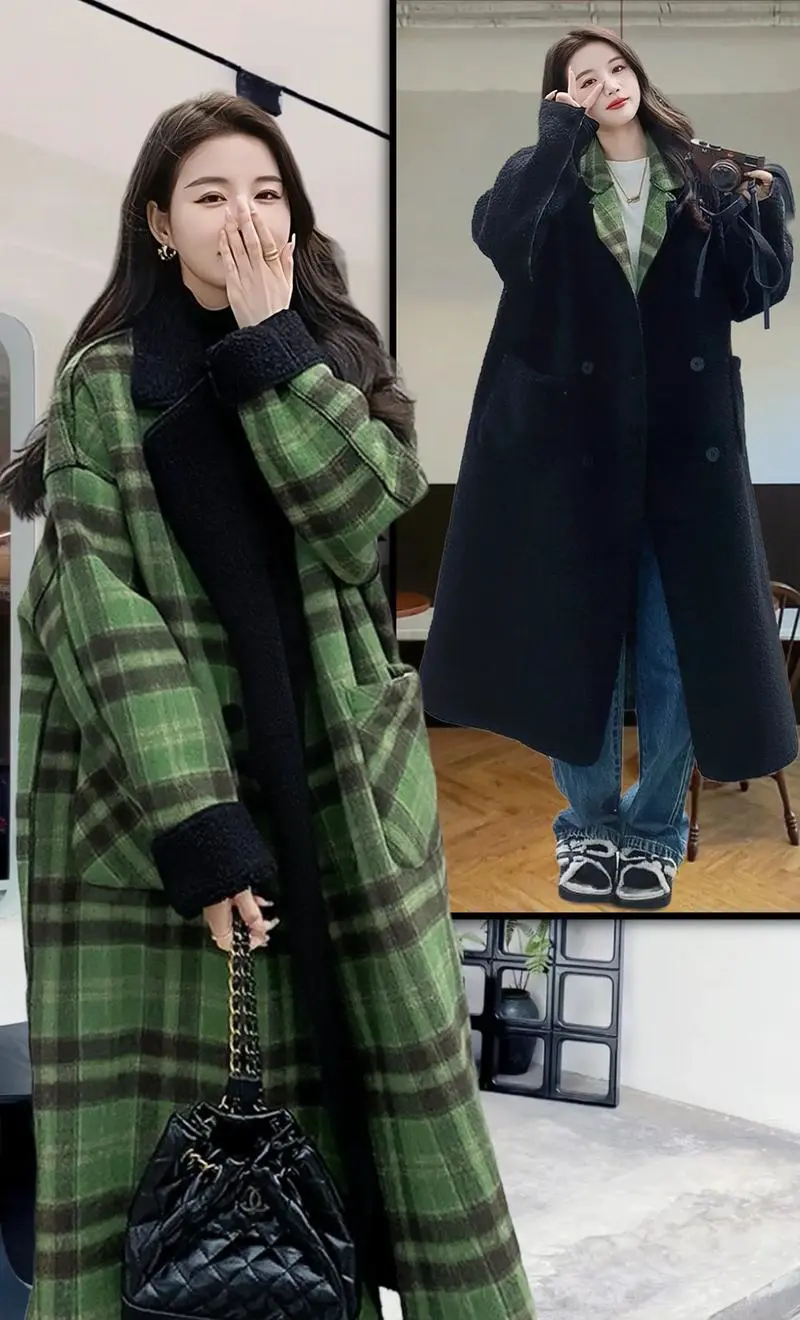 修身格子外套怎么搭配好看