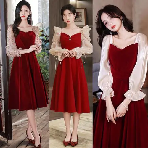 红色连衣怎么搭配