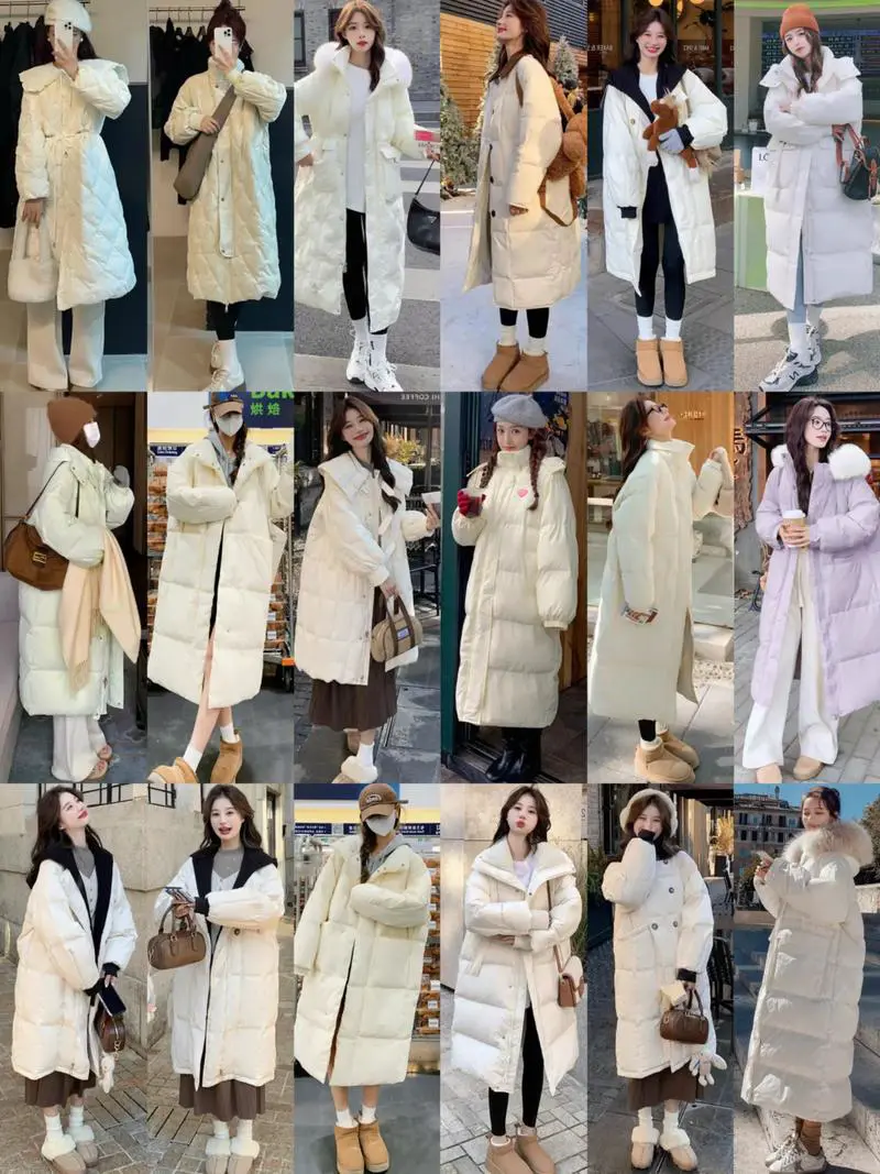 穿长款羽绒服里面怎么搭配图片欣赏