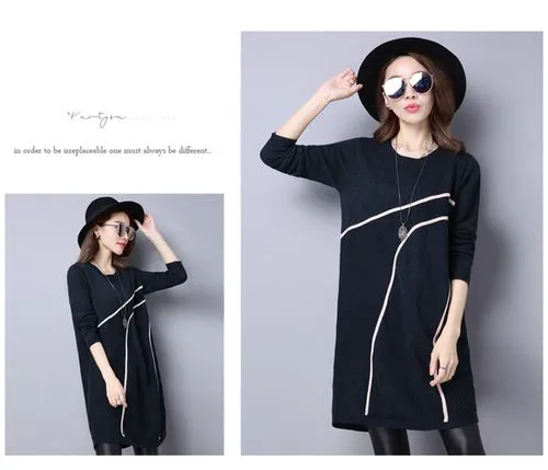 长打底的线衣怎么搭配