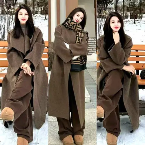 棕色的外套怎么搭配