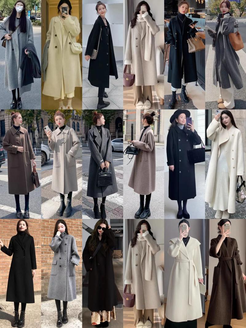 长款大衣配什么包