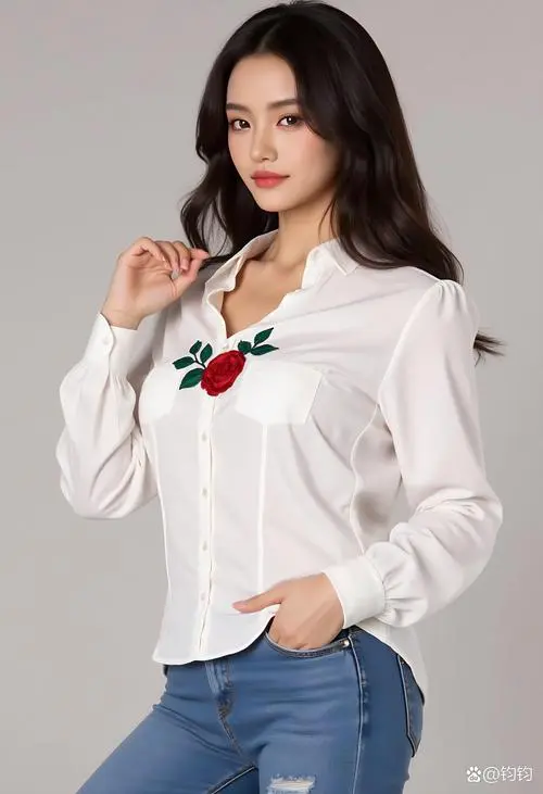 红白衬衫怎么搭配