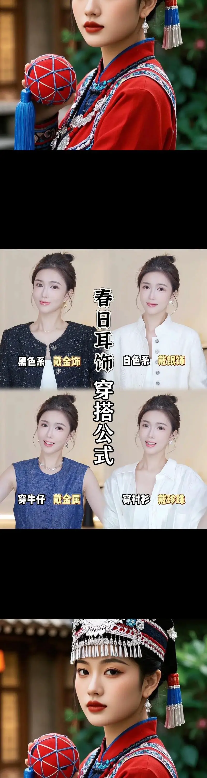 服装与耳环怎么搭配