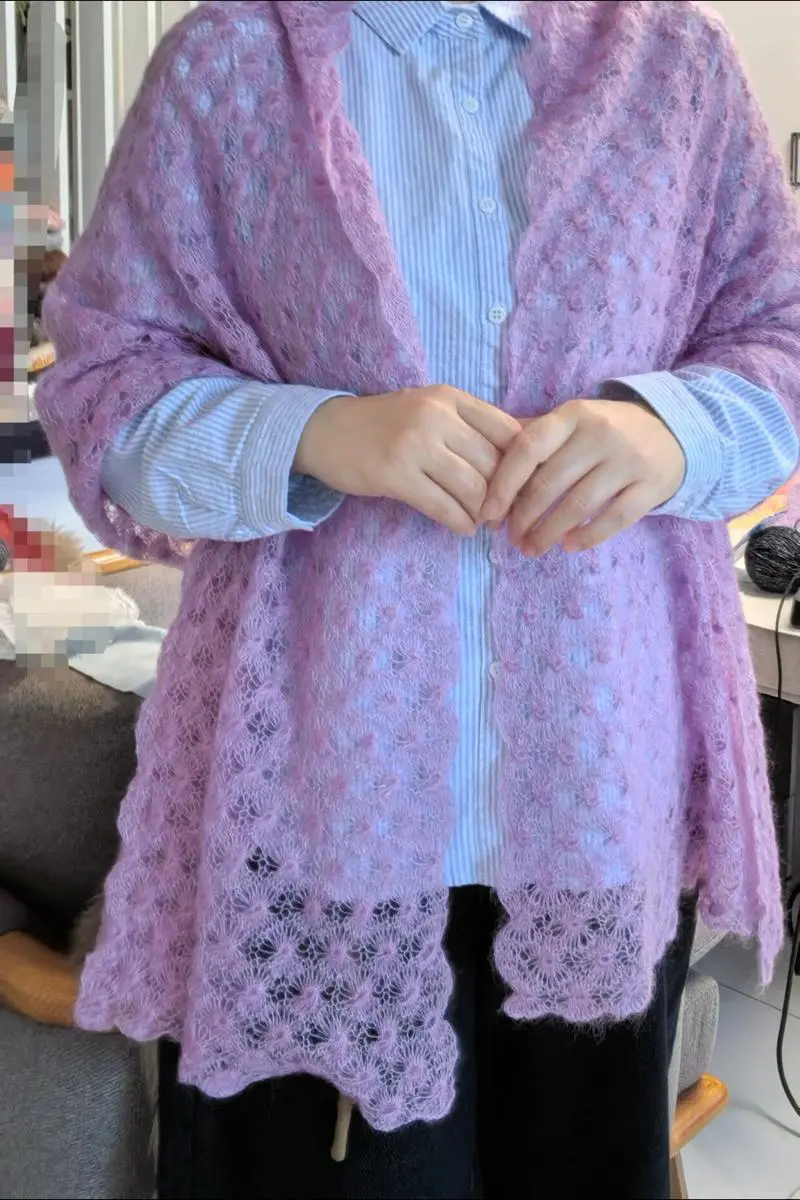 打披肩围巾怎么搭配