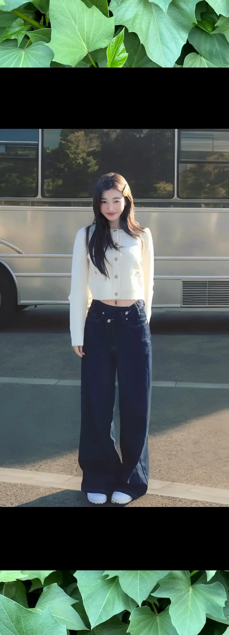 短款短款针织开衫怎么搭配