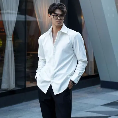 高领男衬衫怎么搭配外套