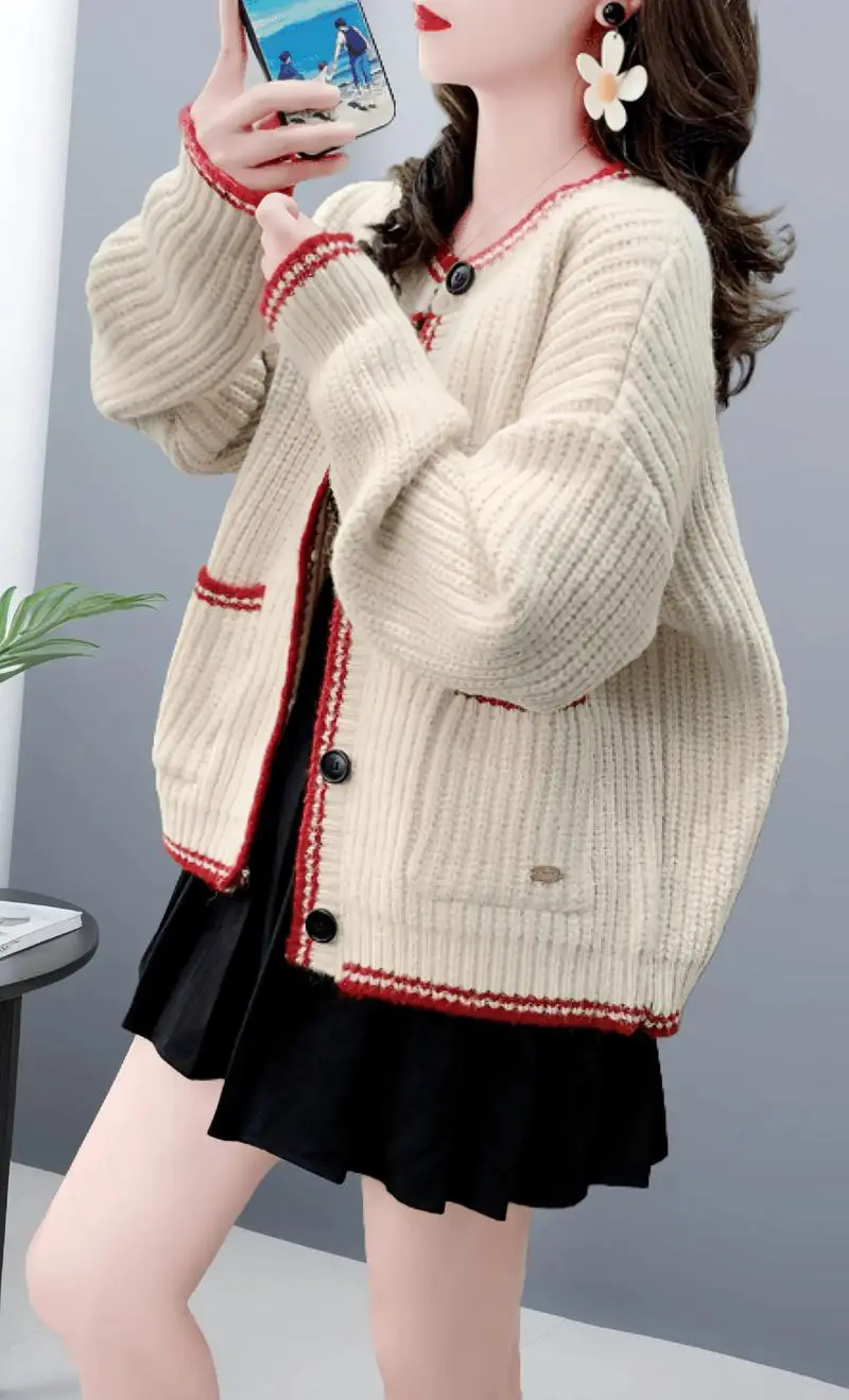 呢毛衣外套怎么搭配图片大全