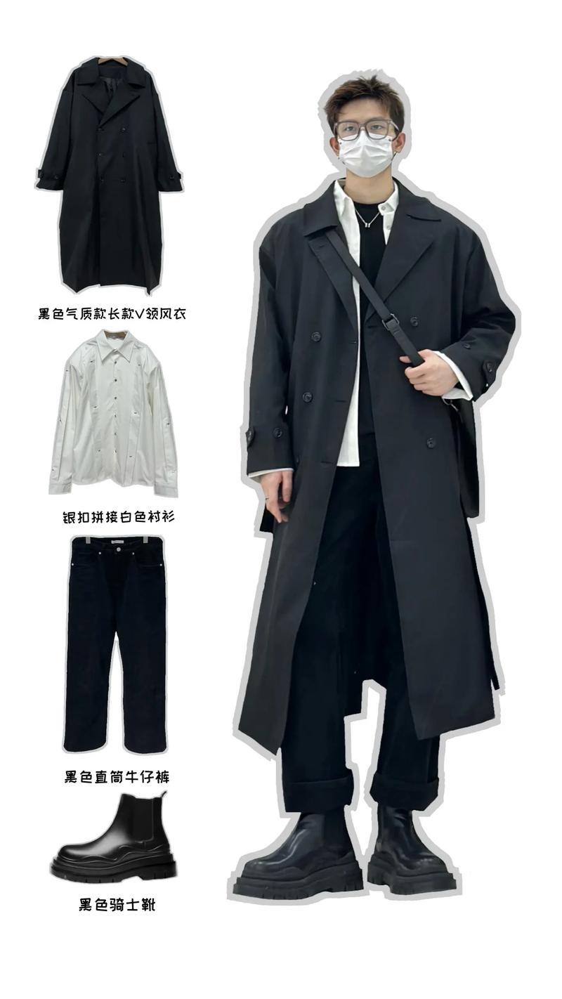 男装冬季风衣怎么搭配图片大全