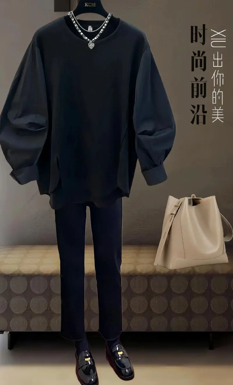 前短后长的t恤怎么搭配