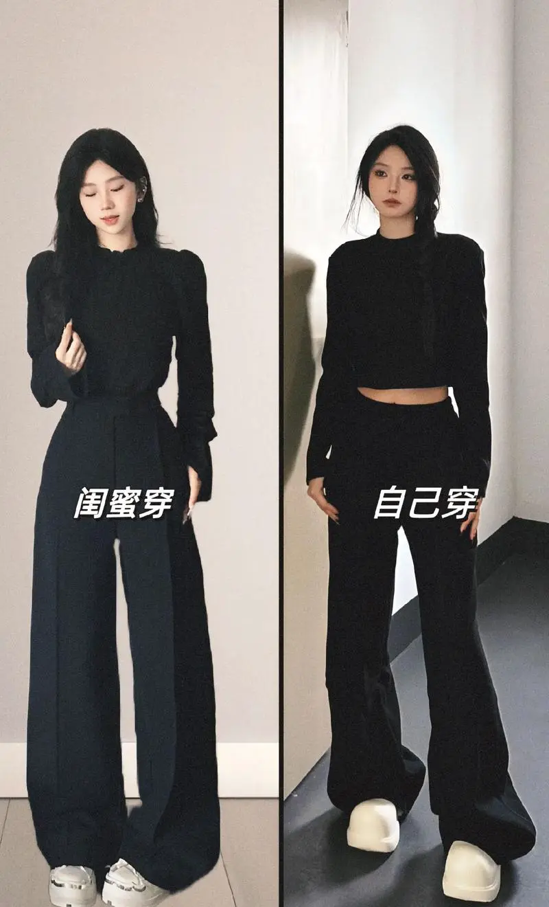 黑色阔腿短裤怎么搭配上衣